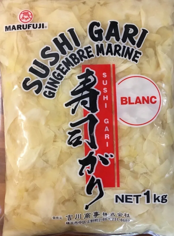 Gingembre mariné blanc
