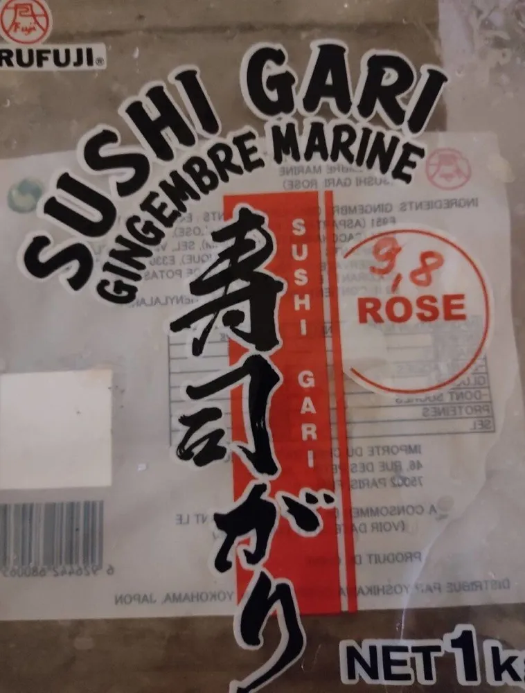 Gingembre mariné rose