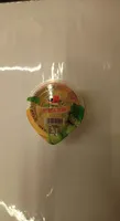 Gelatina con uva y manzana