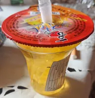 Gelatina de frutas sabor naranja