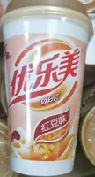Boisson au the avec gelée de coco arôme haricot rouge