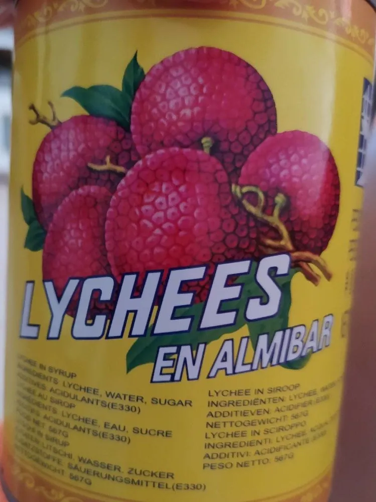 Lychees en almibar