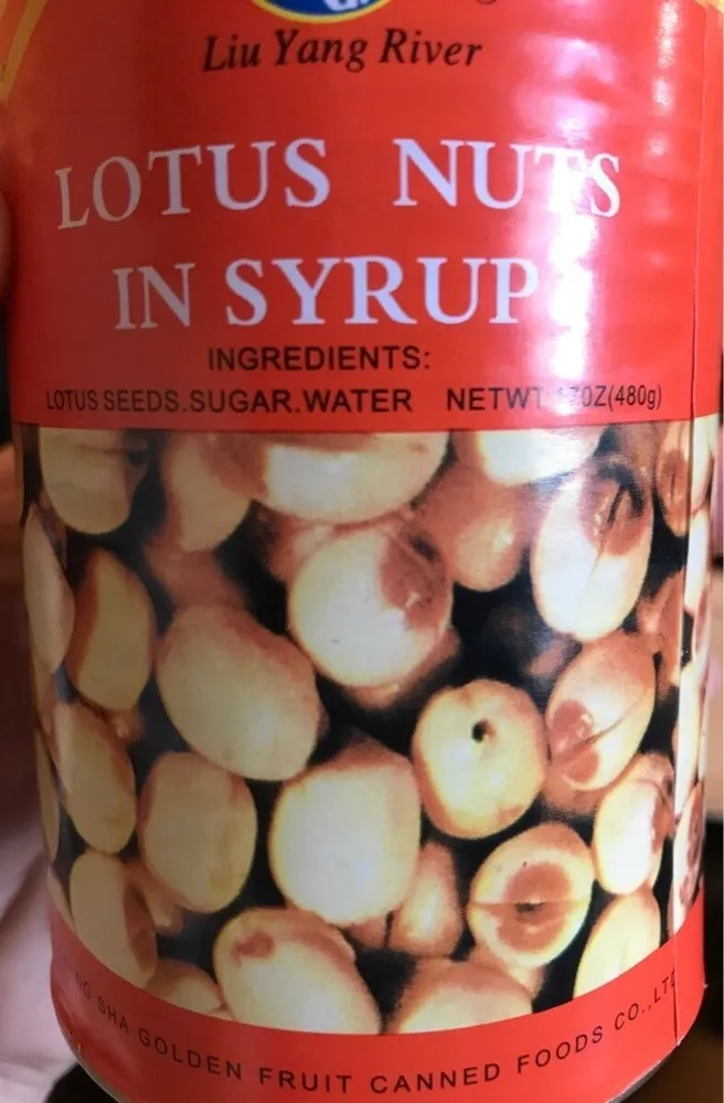 Graines de lotus au sirop