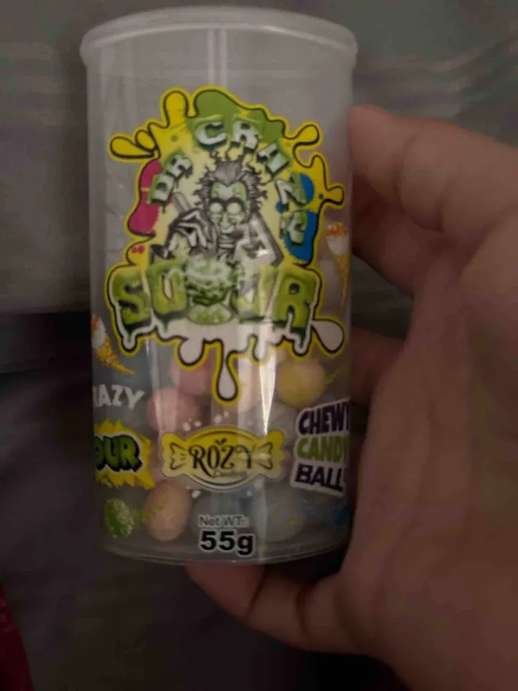 Dr. Crazy Sour Chewy Candy Ball