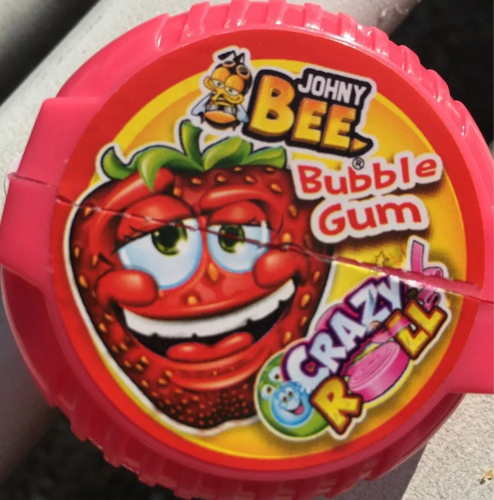 Johny bee bubble gum crazy roll