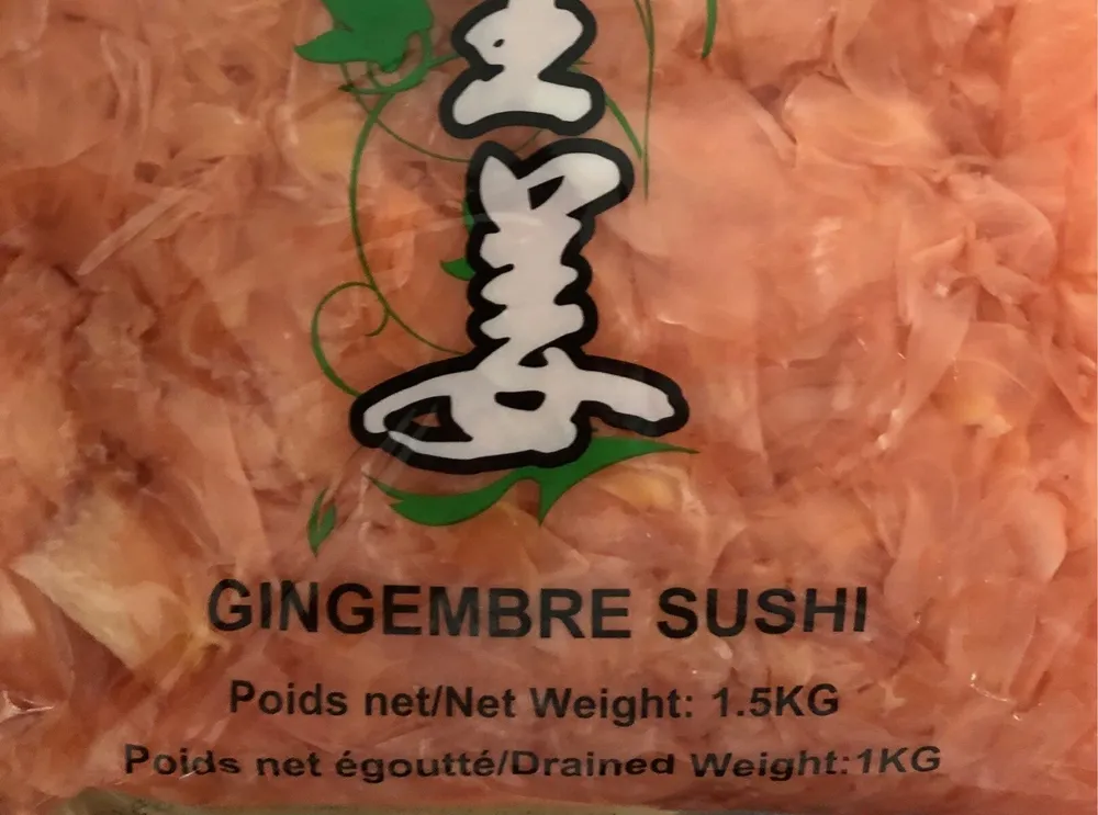 Gingembre sushi