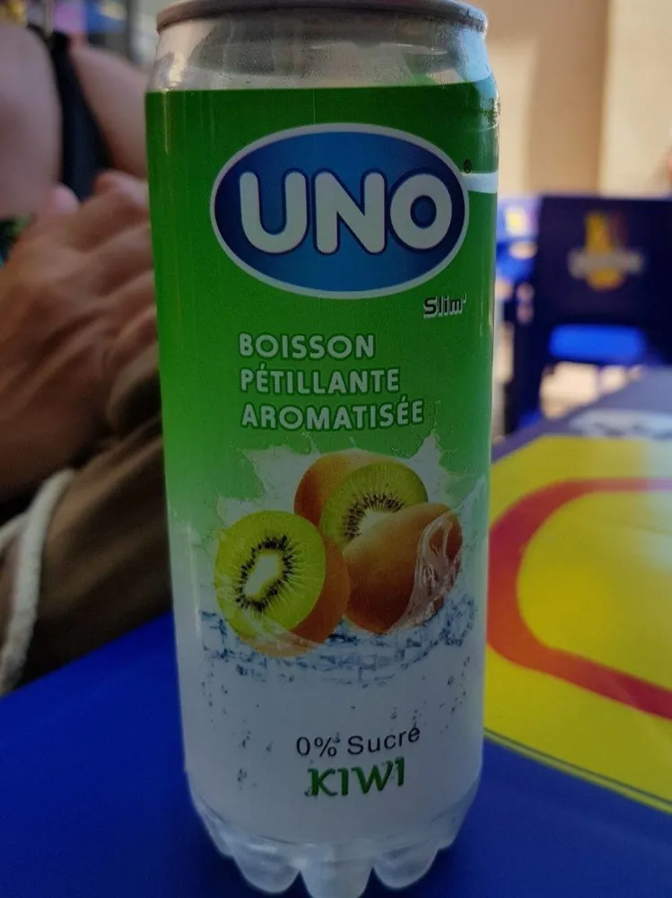 Boisson pétillante aromatisée kiwi