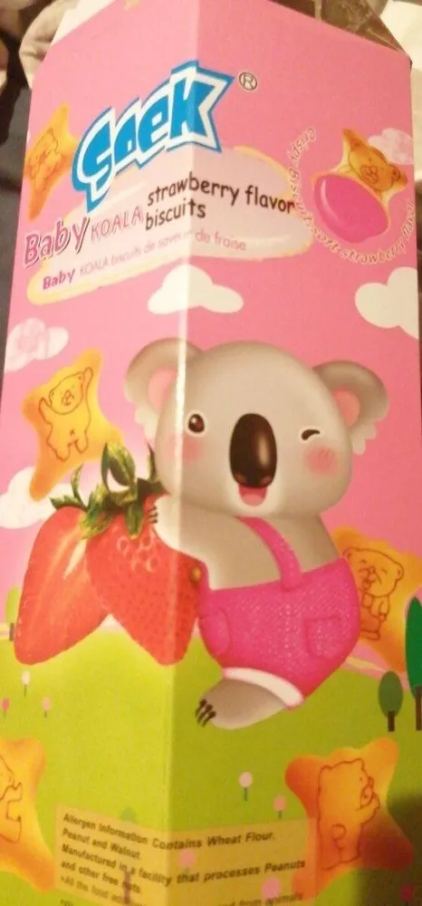 Strawberry flavor biscuits