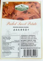 Peeled sweet potat
