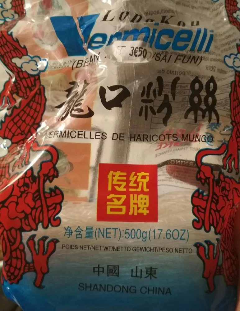 Vermicelles de haricots mungo
