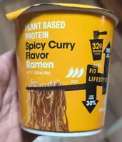 Plant Based Protein Spicy Curry Ramen