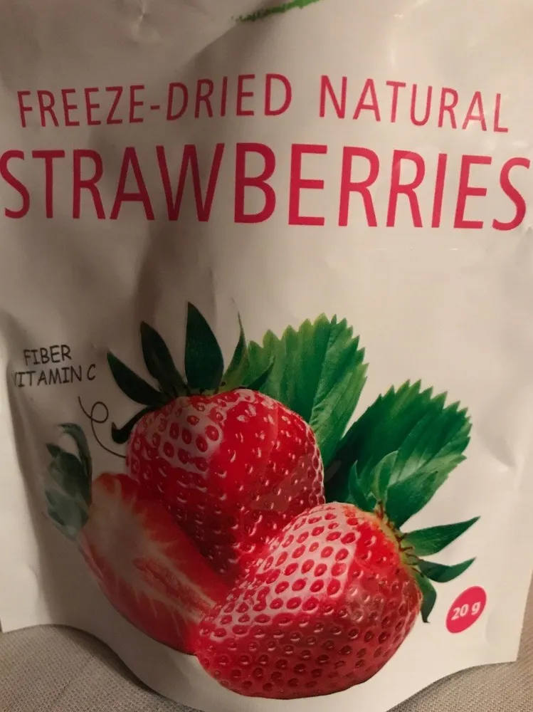 Freeze-dried strawberries