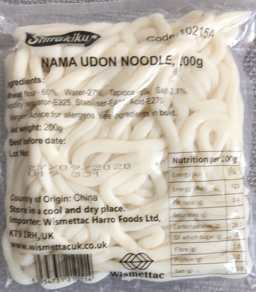 Nama udon noodle