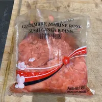 Gingembre mariné rose