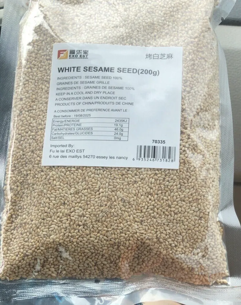 Graine de sésame blanc griller