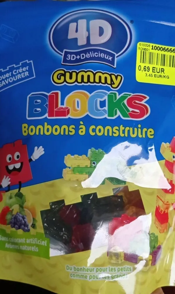 Gummy blocks