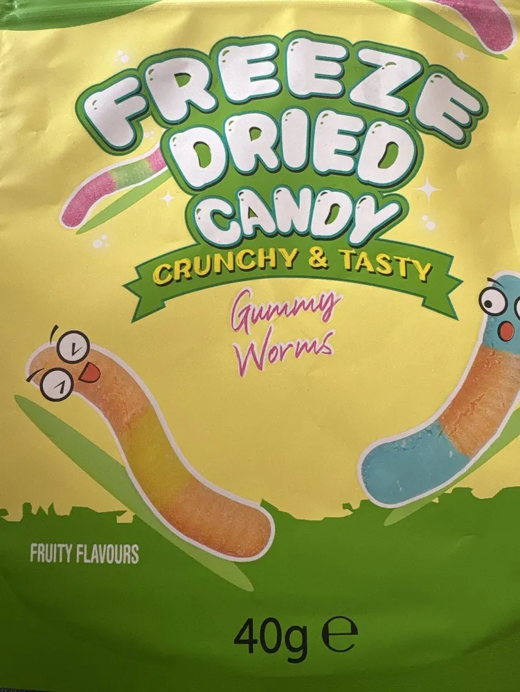 Freeze Dried Gummy Worms