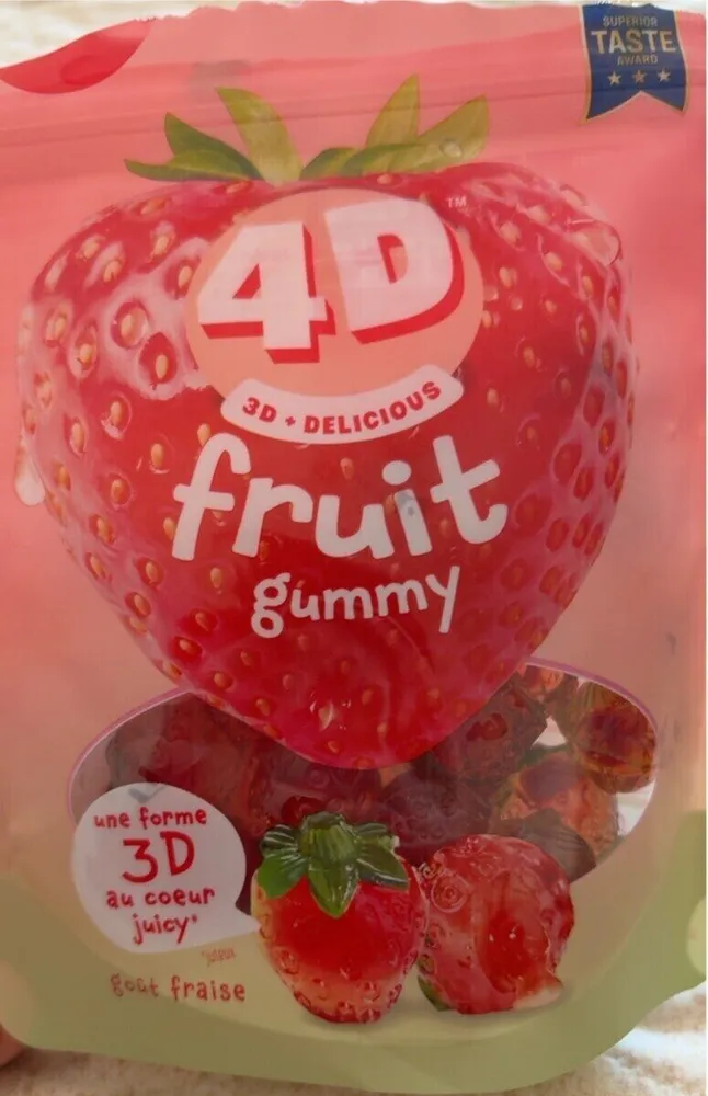 4D Fruit Gummy (Strawberry)