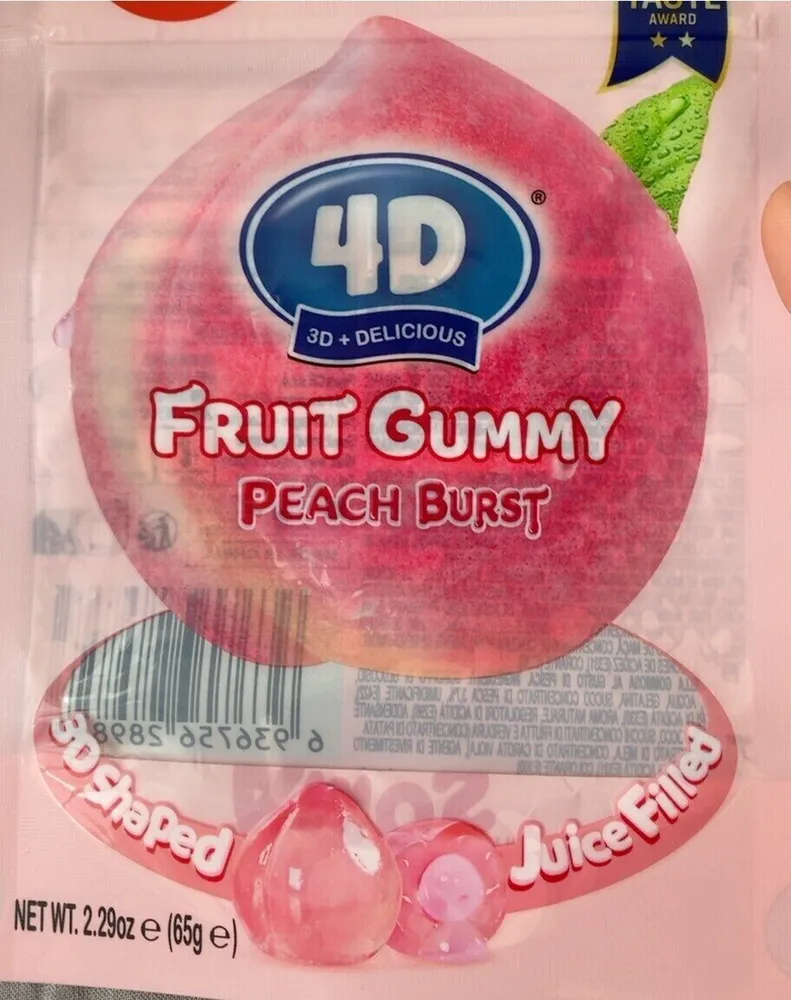 Fruit gummy peach burst