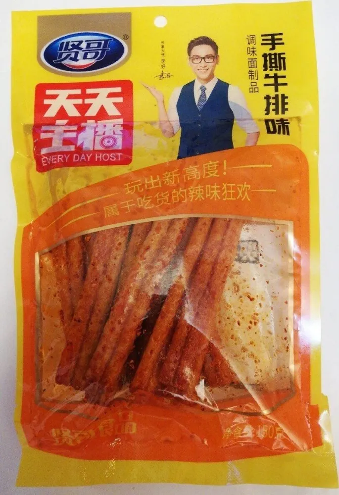 Snack de masa de trigo frito