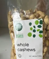 Whole cashews organic