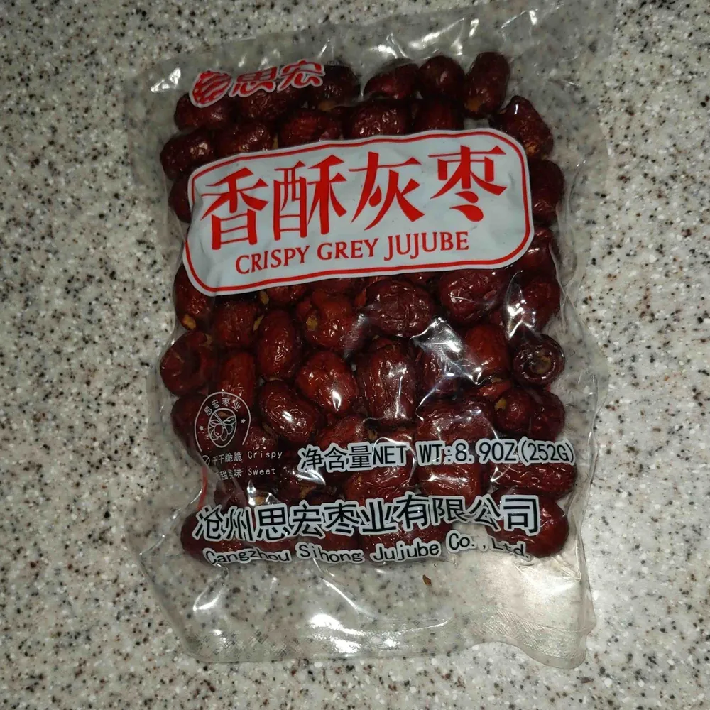 Crispy grey jujube