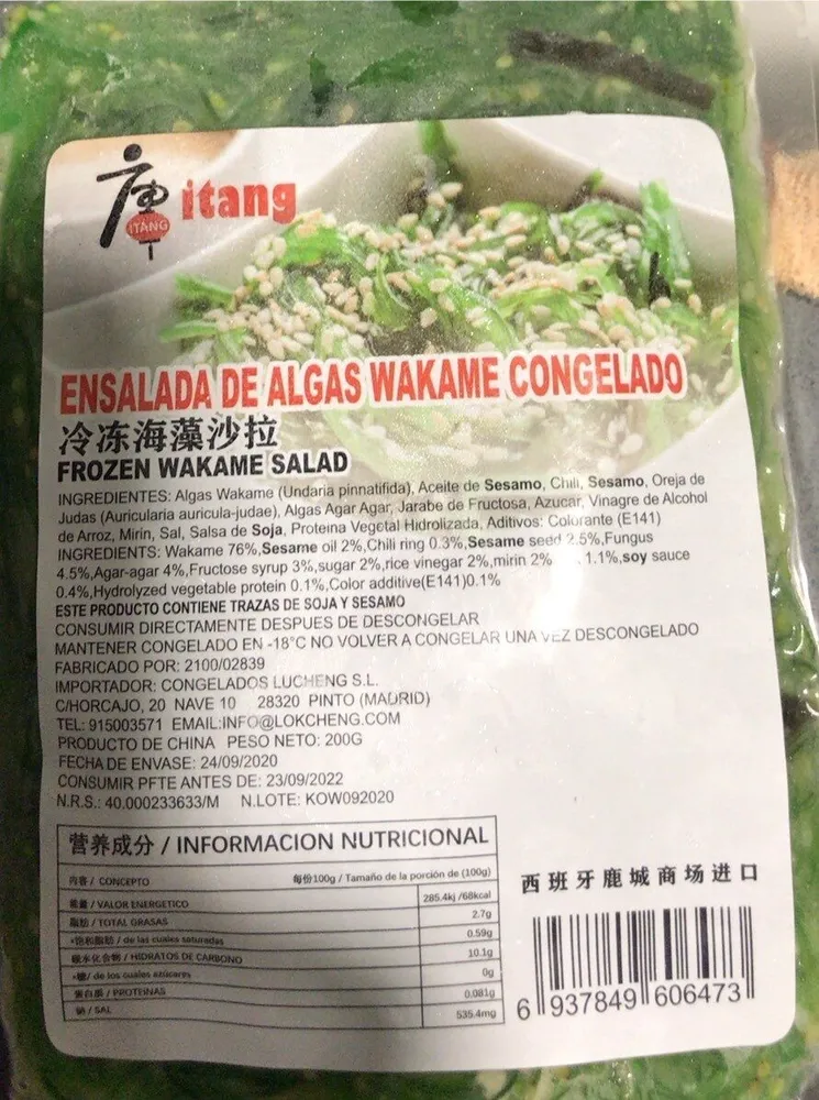 Algas wakame