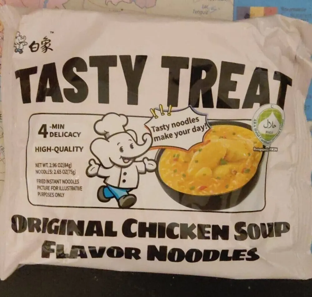 Tasty Treat original chicken soup flavor noodles