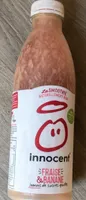 Le smoothie naturellement bon fraise banane