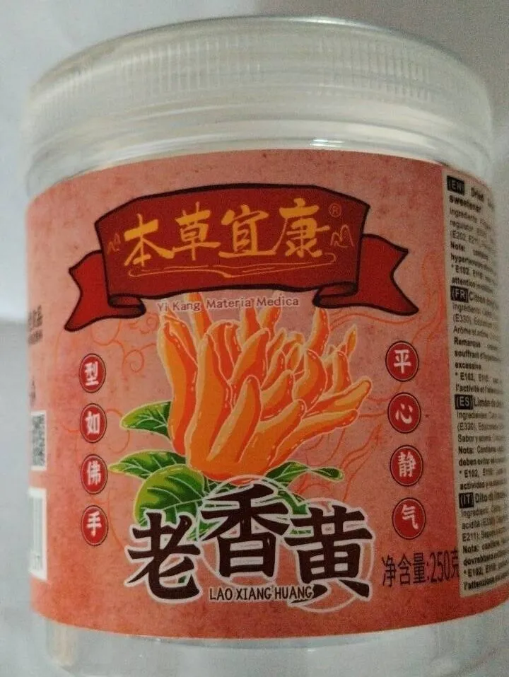 Citron doigt séché avec édulcorant
