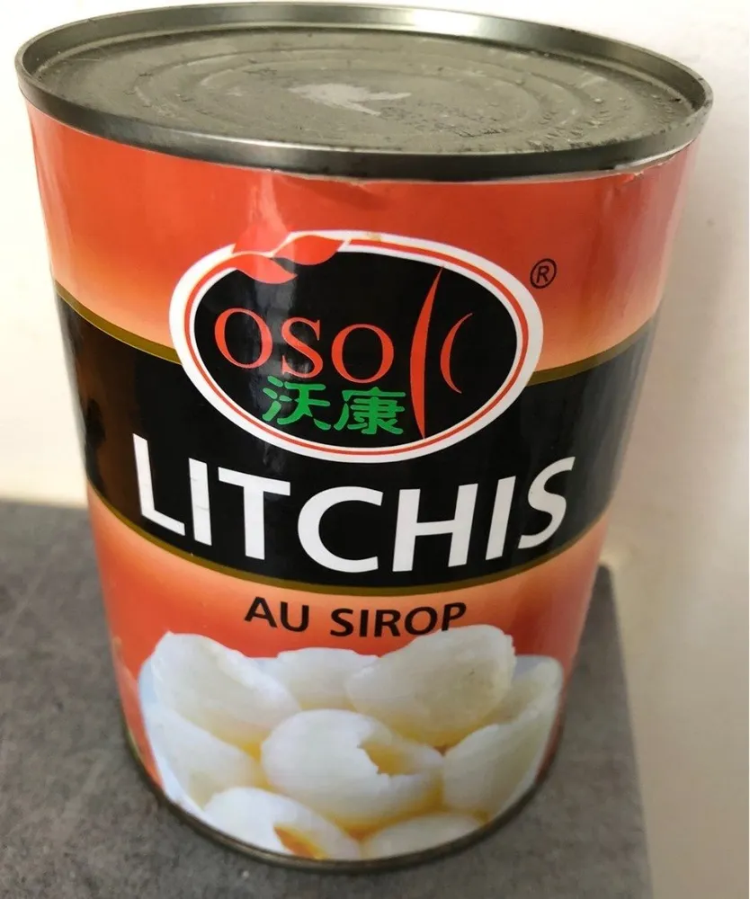 Litchis au sirop