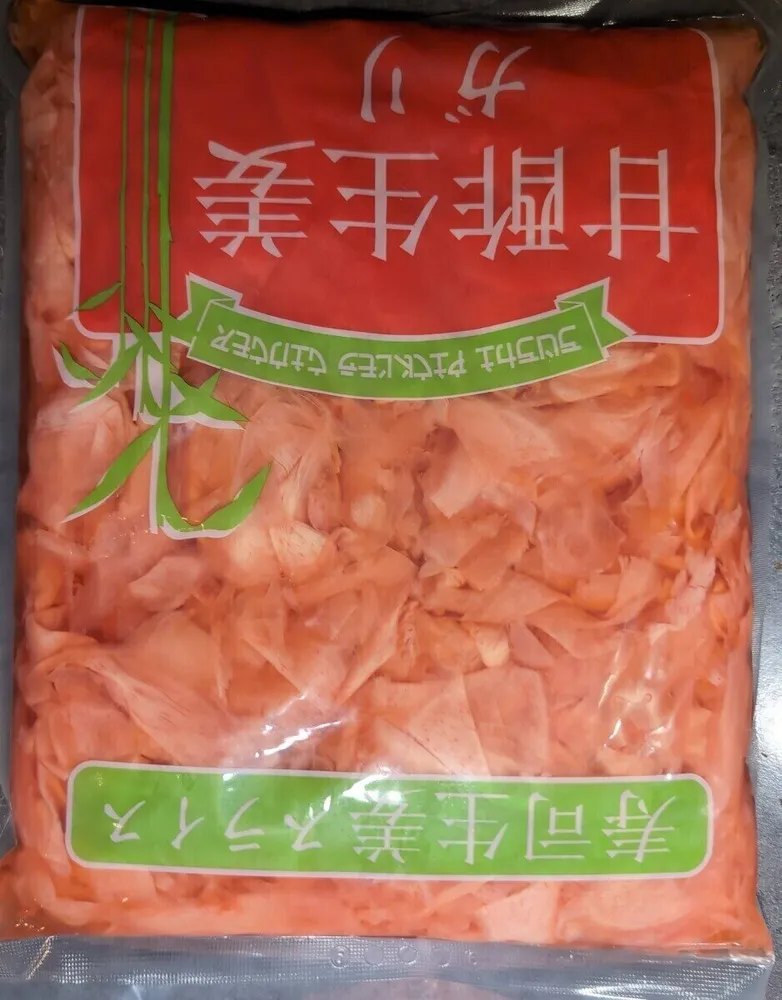 Sushi gingembre mariné rose