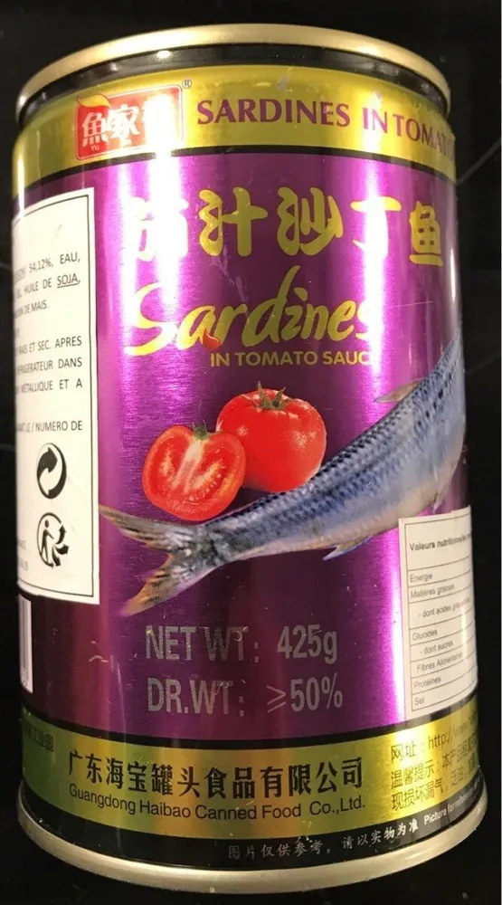 Sardines in tomato sauce