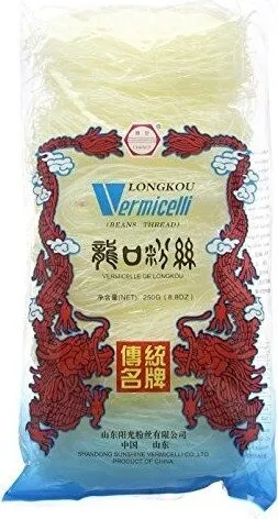 Lungkow Glass Noodles Mung Bean Vermicelli 250 G (pack of )