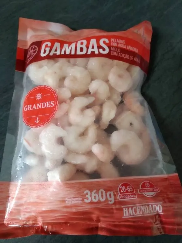 Gambas peladas