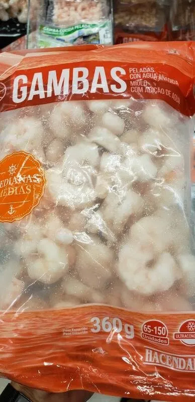 Gambas peladas