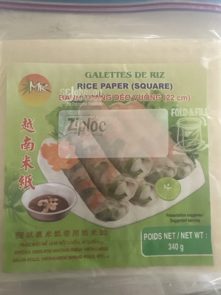 Square Rice Paper