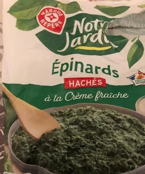Épinard hachés à la crème fraîche