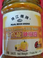 Yellow lantern chili sauce