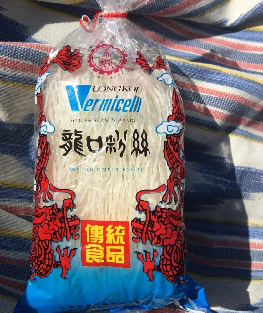 Fideos de judias verdes