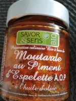 Moutarde au piment d'espelette