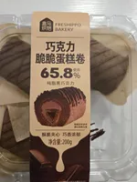 Chocolate Crispy Roll Cake