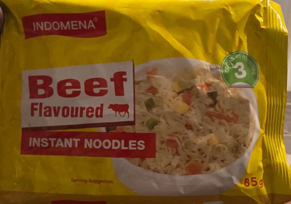 Instant beef noodle
