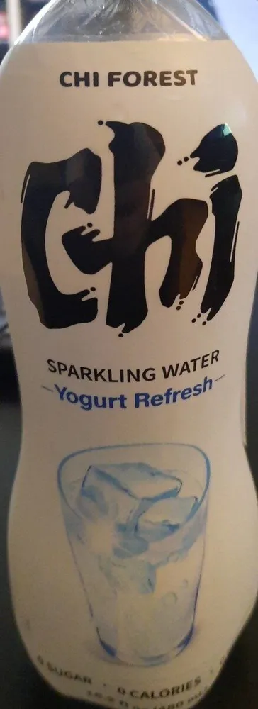 Sparkling water yogurt