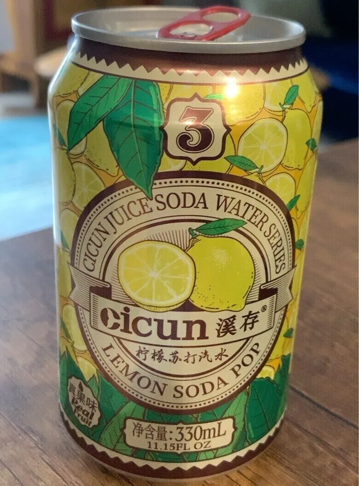 Lemon soda pop