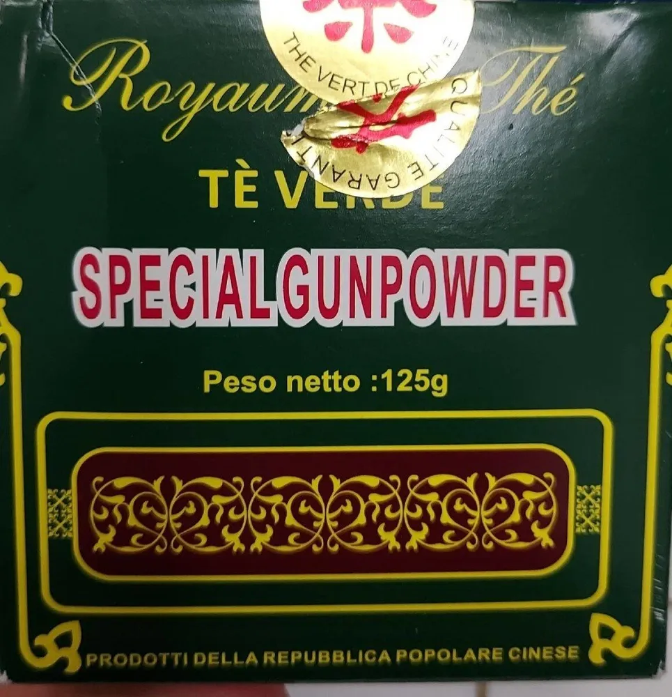 Tè verde special gunpowder