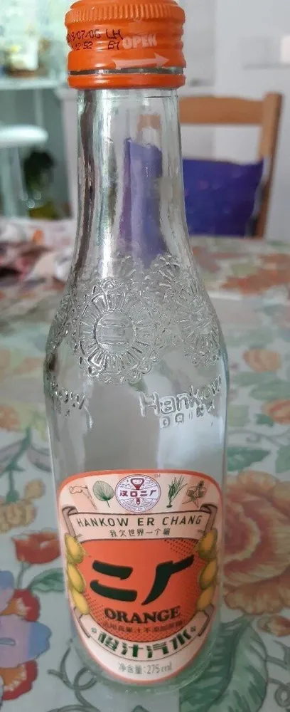 Bebida gaseosa de sabor a naranja