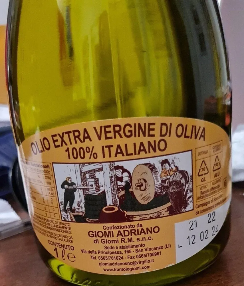 Olio extra vergine di oliva
