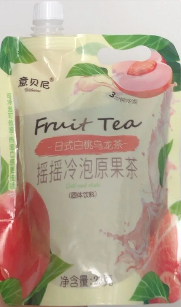 Instant fruit tea drink - Oolong tea with white peach