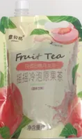 Instant fruit tea drink - Oolong tea with white peach